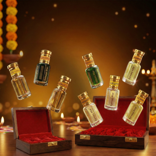 Diwali Puja Gift Set by Kannauj attar