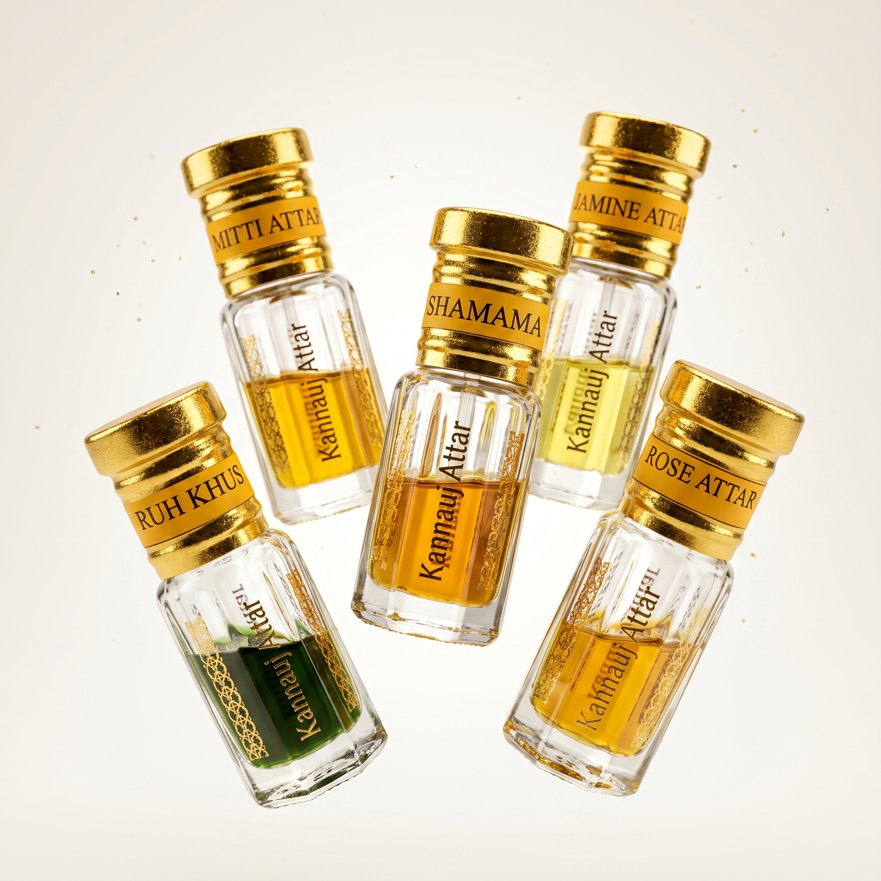 Discover Best Traditional Attars by Kannauj Attar – Sample Pack (1gm x 5)