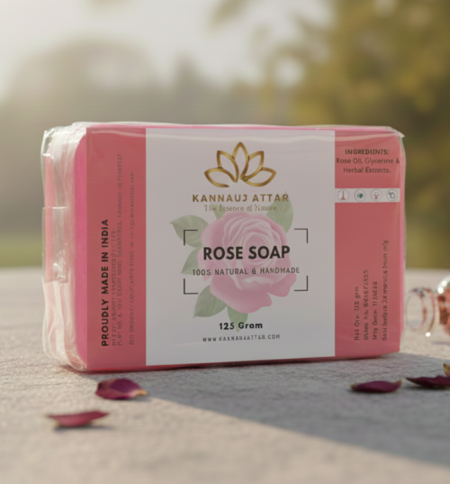 Rose Soap By Kannauj Attar