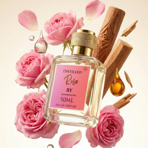 Distilled Rose Perfume by Kannauj Attar