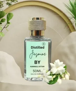 Kannauj Perfume - Distilled Jasmine (Mogra) Spray Perfume by Kannauj Attar 50ML