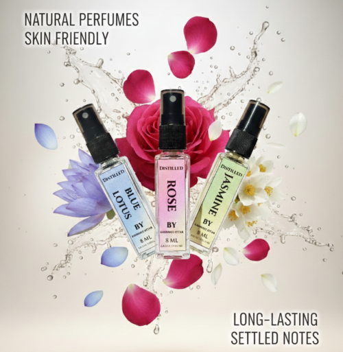 Distilled Floral Trio Discovery Set by Kannauj Attar