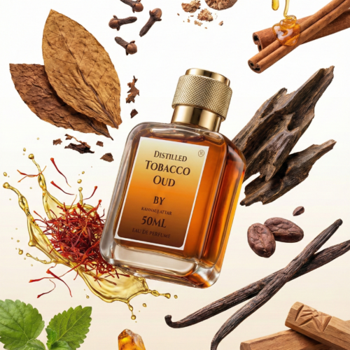 Distilled Tobacco Oud Perfume by Kannaujattar