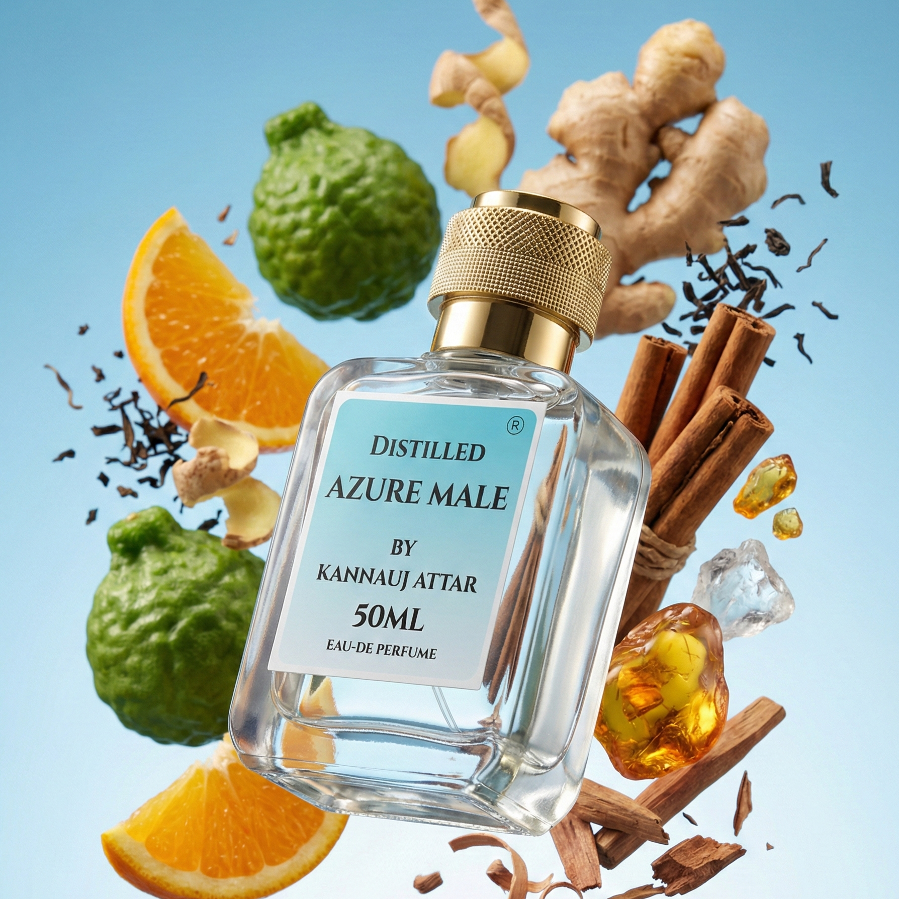 Azure male EDP by Kannauj Attar