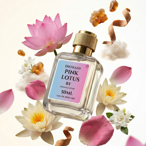 Distilled Pink Lotus Perfume by Kannauj attar