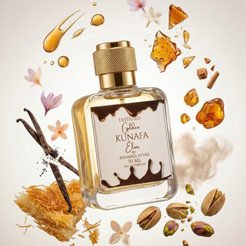 Distilled Golden Kunafa Elixir by Kannauj Attar