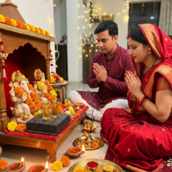 Pack of 2 Diwali Puja Set by Kannauj Attar